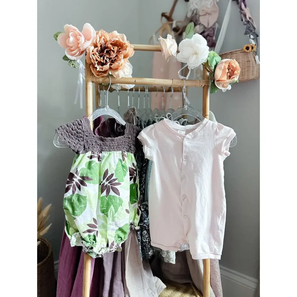 Darling Lot Baby Gap Boho & Blush Pink Romper 3-6mths